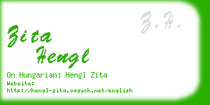 zita hengl business card